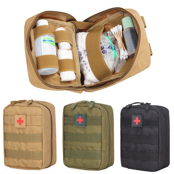 Outdoor Sports Tactical Care Bag First Aid Kit Camping Hiking Mountain Climbing Pack Storage Bags Pocket