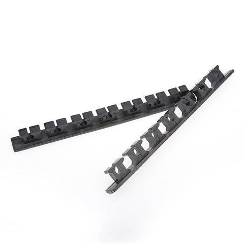 2x Rubber Fishing Rod  Wall Mounted Vertical 7-Rod Storage Rod Rack Storage Rod Rack Wall Mounted