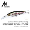 MEREDITH Minnow Wobbler Fishing Lures 110mm Artificial Hard Bait Depth 0-3m Jerkbait Bass Pike Baits Slow Sinking or Flaoting - HuntPost Marketplace