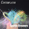 CONTEMPLATOR new 8colors Sparkle Flash Tinsel streamers fly fishing materials fly tying flat mylar pearl tinsel flashback nymphs