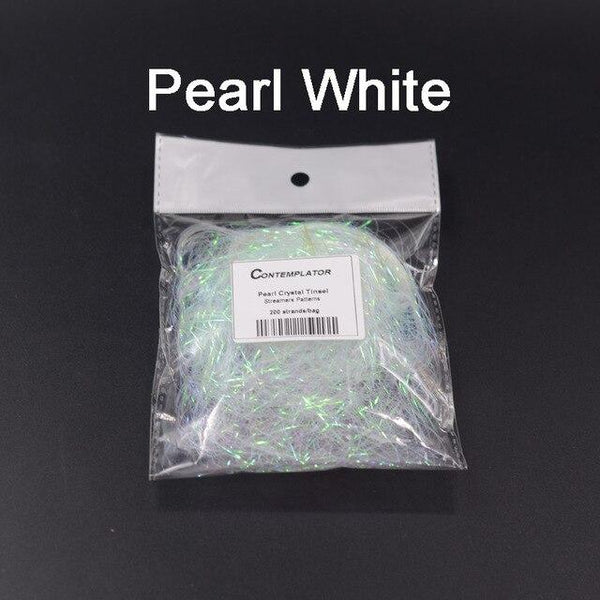 CONTEMPLATOR new 8colors Sparkle Flash Tinsel streamers fly fishing materials fly tying flat mylar pearl tinsel flashback nymphs - HuntPost Marketplace