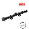 Hunting Riflescopes 4x20 Tactical Optics Reflex Sight Crosshair Rifle Scope With 11mm Rail Mount For.22 Caliber Air Gun