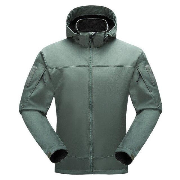 Soft Shell Charge Clothes Cordura Waterproof Fabric Inner Velvet Thicken Keep Warm Windbreak Hiking Climbing Loose Coat Unisex - HuntPost Marketplace