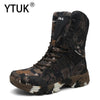 YTUK 2020 New Camo Military Boots Men Special Force Tactical Outdoor Desert Non-slip Combat Shoes Man Hiking Hunting Boot