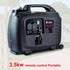 Mute Variable Frequency Generator 3500W Gasoline Portable Emergency Home RV Outdoor AC220V/DC12V - HuntPost Marketplace