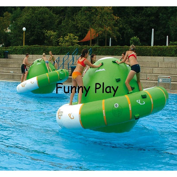 Inflatable floating water game for Pool and Lake water gyro playing inflatable toy summer water park summer water park - HuntPost Marketplace