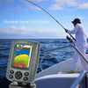 Portable Sonar Fish Finder LCD Boat Ice Fishing Camera 200KHz/83 KHz Dual Beam Underwater Camera For Fishing