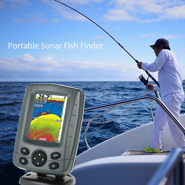 Portable Sonar Fish Finder LCD Boat Ice Fishing Camera 200KHz/83 KHz Dual Beam Underwater Camera For Fishing - HuntPost Marketplace