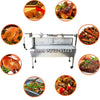35" Stainless Steel BBQ Pig Goat Chicken Spit Roaster Multifunctional Electric barbecue grill convention with Windshield 220V - HuntPost Marketplace