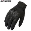 Winter Motorcycle Gloves Black Hard Knuckles Protective Gloves Men Women Durable Touch Screen Tactical Gloves For Snowmobile