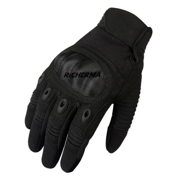 Winter Motorcycle Gloves Black Hard Knuckles Protective Gloves Men Women Durable Touch Screen Tactical Gloves For Snowmobile