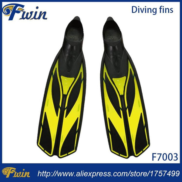 Yellow Rubber diving flippers for adult, rubber swimming fins,swim flipper equipment, scuba equipamento de mergulho - HuntPost Marketplace