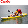 Cando Inflatable Boats Clip Net Fishing Boat Rowing Boat Slats Bottom For Drifting Outdoor Canoeing Kayaking Racing Boats Ships