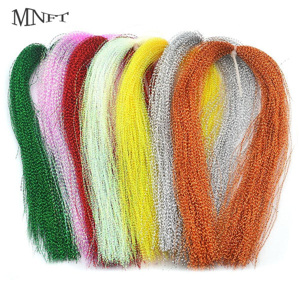 MNFT 3 Packs Flashabou Holographic Tinsel Fly Fishing Tying Crystal Flash String Jig Hook Lure Making Twisted Strands Material - HuntPost Marketplace