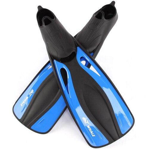 Diving Fins Super-Soft Adjustable Long Full Foot Scuba Snorkeling Swimming Fins Webbed Training Pool Aletas Nadadeira monofin - HuntPost Marketplace