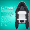 CANDO Boat 1.2MM Thick Assault Boat Fishing Black Inflatable Boat Beach Kayak Boats Stable Canoes Durable Shallow Water Yacht - HuntPost Marketplace