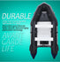 CANDO Boat 1.2MM Thick Assault Boat Fishing Black Inflatable Boat Beach Kayak Boats Stable Canoes Durable Shallow Water Yacht - HuntPost Marketplace