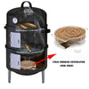 17inchsMulti-functional Portable Charcoal BBQ Grill With smoked furnace Charcoal Barbecue Grill for Family Party/Outdoor/Camping - HuntPost Marketplace