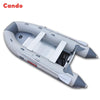 Cando Inflatable Kayaking Boats Fishing Boat Rowing Boat Ship 3 Person With Wooden Slats Bottom For Water Ocean Aid Race Sports