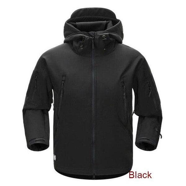 ESDY Men Outdoor Jacket Coat Water-resistant Luker TAD Shark Skin Soft Shell Hoodie Tactical Hunting Camping Hiking Clothing - HuntPost Marketplace