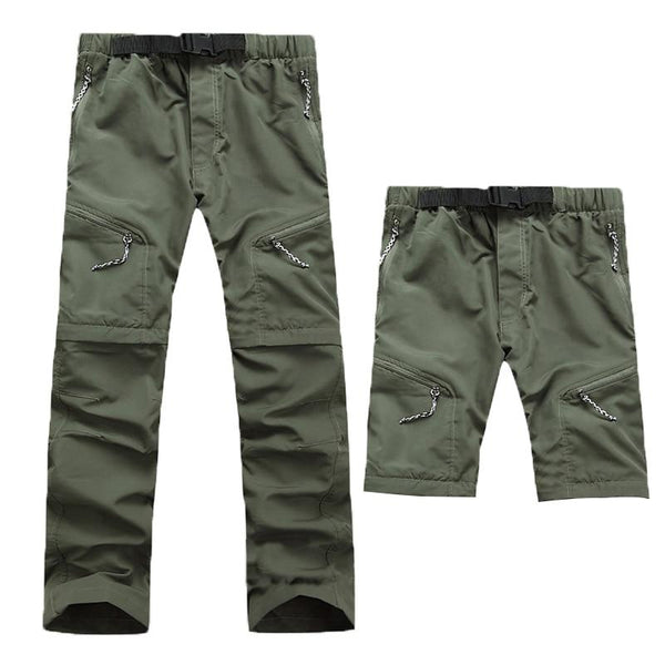 2018 New Men's Quick Dry Removable Hiking Pants Outdoor Sport Summer Breathable Thousers Camping Trekking Fishing Shorts XNC - HuntPost Marketplace