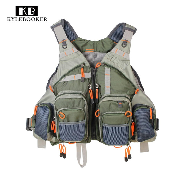 Unisex  Hunting Vest  Fly Fishing Mesh Vest Multifunction Pockets Fishing Vest Outdoor Sports Backpack Fishing  bag - HuntPost Marketplace