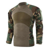 WOLFONROAD Men Army Green Rip-stop Tactical T Shirts Long Sleeve Camouflage Hiking T-Shirt Autumn Hunting Paintball Clothing - HuntPost Marketplace