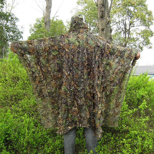 Cloak dress  Hunting clothes New 3D maple leaf Bionic Ghillie Yowie sniper birdwatch airsoft Camouflage Clothing jacket - HuntPost Marketplace