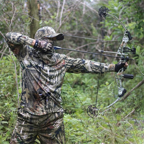 Hot 5 Pc Bionic Camouflage Outdoor Hunting Clothing Camping Birdwatching Fishing Shirt Pants Sets Tactical Sniper Multicam Suits - HuntPost Marketplace