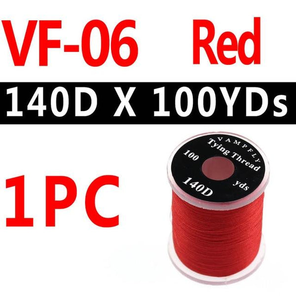 1PC 140D Fly Tying Thread Floss For size 6 ~ 14 Flies Trout Bass Fly Tying Material Red Olive Red Grey with Standard Bobbin - HuntPost Marketplace