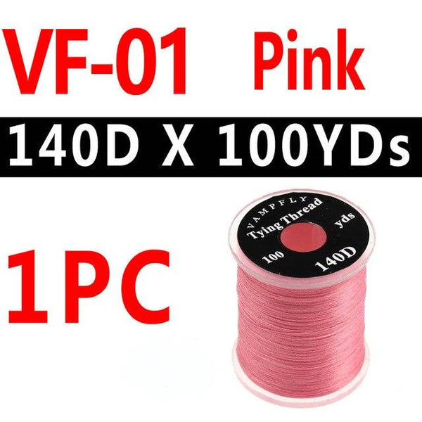 1PC 140D Fly Tying Thread Floss For size 6 ~ 14 Flies Trout Bass Fly Tying Material Red Olive Red Grey with Standard Bobbin - HuntPost Marketplace