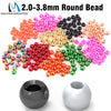 Maximumcatch 25pc 2.0-4.6mm Fly Tying Tungsten Beads  Four Colors Fly Tying Material Fishing Accessory
