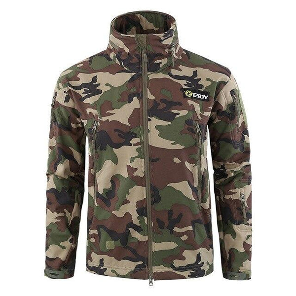 Hot Sale Tactical Shark Skin SoftShell Camouflage Military Jacket Outdoors Camping Waterproof Clothes Sports Training Coat - HuntPost Marketplace